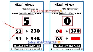 SRIDEVI DAY MATKA TODAY 02122024 SRIDEVI SATTA RESULT TODAY 100 FIX GAME FULL SANGAM FREE TRICK [upl. by Barnett]