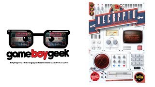 Decrypto Review with the Game Boy Geek [upl. by Pudens637]