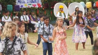 Koloa School May Day 2016Third Grade [upl. by Binnings]