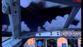 FSX Aerosoft Airbus Extended A321 FS2crew RAAS Test [upl. by Drawets]