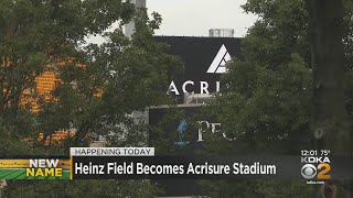 Heinz Field becomes Acrisure Stadium [upl. by Ydarg22]