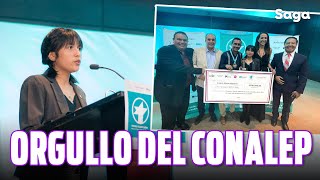 ÁNGELA la ESTUDIANTE del CONALEP que ganó el PREMIO NÓBEL de la EDUCACIÓN [upl. by Metsky503]