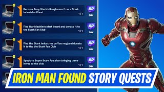 Fortnite Complete Found Story Quests  How to EASILY Complete all of the Stark Fan Club Found Quests [upl. by Line196]