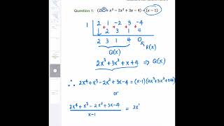 SYNTHETIC DIVISION METHOD Dividing Polynomials [upl. by Drooff587]