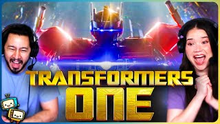 TRANSFORMERS ONE Official Trailer REACTION  Chris Hemsworth Brian Tyree Henry Scarlett Johansson [upl. by Adnicul]