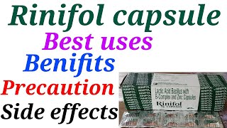 Rinifol capsule best uses benifits precaution and side effects in hindi [upl. by Waldack421]