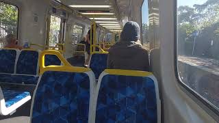 Melbourne Australia Southern Cross station to Craigieburn station train ride [upl. by Ynad482]