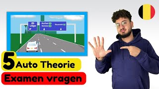 5 Belgische auto theorie examen vragen 2023 [upl. by Ingold]