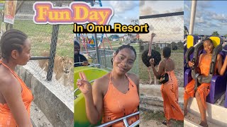 A DAY IN MY LIFE VISIT TO OMU RESORT LAGOS NIGERIA [upl. by Yelhs]