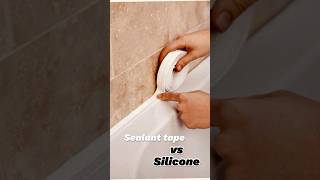 Sealant tape VS Silicone lifehacks diy diyhacks [upl. by Kostman]