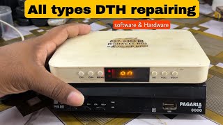 DD free dish set top box repairing pagaria solid wezone [upl. by Parette]