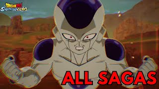 FRIEZA STORY MODE ALL SAGAS  DEFAULT TIMELINE  DRAGON BALL SPARKING ZERO NO COMMENTARY [upl. by Elleryt]