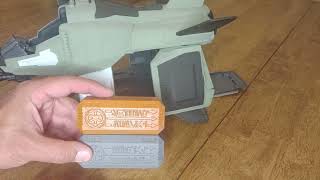 Custom 118 Scale Star Wars Mandalorian Cargo Ship or Star Wars transport ship [upl. by Drona]