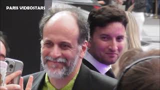 Luca Guadagnino  film director   Paris 6 april 2024 avant premiere Challengers Red Carpet [upl. by Sirtimid]