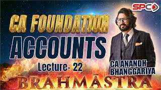 CA FOUNDATION ACCOUNTS BRAHMASTRA 22 Inventory 1 BY CA ANAND BHANGGARIYA [upl. by Danyette435]