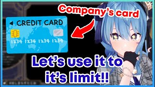 Cover took measures against Suisei trying to hit the companys card limit to gacha【Hololive Eng sub】 [upl. by Pierrette]