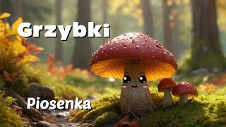 🍄 Jesienne Grzybobranie – Wesoła Piosenka o Grzybkach i Jesiennym Lesie 🎶 [upl. by Enirehtacyram]