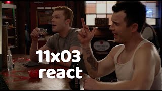 Gallavich Fans React 11x03 [upl. by Ttezil]