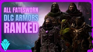 Kingdoms Of Amalur Fatesworn All DLC Armors Ranked amp Showcase [upl. by Adnac]