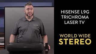 Review Hisense Class L9G TriChroma 100 Inch Laser TV with ALR Projector Screen [upl. by Annoeik163]