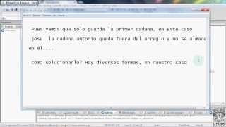 Arreglos de Caracteres Cadenas en C [upl. by Eidnas]