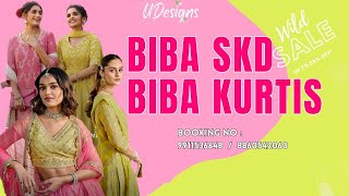 BIBA SALE BUY 3 BIBA KURTIS 1050  BIBA SKD  BRANDED SURPLUS WOMEN [upl. by Drarrej700]