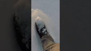 walking in very deep snow asmr sound [upl. by Kevina542]