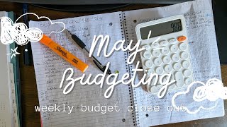 Weekly budget close out  Budget week 510516  May Budget 2024 [upl. by Cristal]