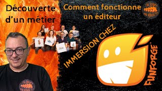 Le métier déditeur Immersion chez Funforge [upl. by Sletten]