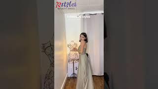 How to wear a convertible infinity dress tutorialsInfinityDresscom bridesmaiddress infinitydress [upl. by Kciredec39]