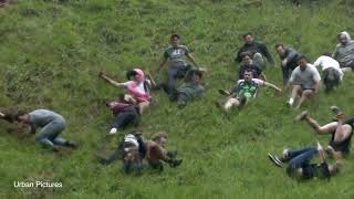 Jubilee Cheese Rolling 2022 The slow motion edit [upl. by Brendan]