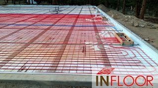 Hydronic Radiant Heating  Concrete Application [upl. by Novj]