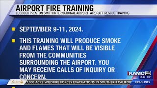 Lubbock Fire Rescue to schedule 3day live fire training [upl. by Sualakcin]