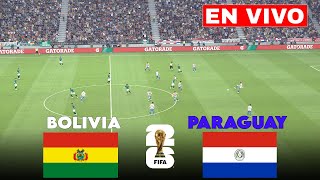 🔴 Bolivia vs Paraguay EN VIVO  Eliminatorias 2024 [upl. by Rebeh709]