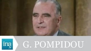 Conférence de press George POMPIDOU 2 juillet 1970  Archive vidéo INA [upl. by Harihs]