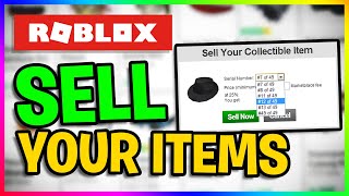 How To Sell Your Roblox Items in 2024 [upl. by Swanhildas]