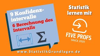 96 Konfidenzintervall  Berechnung des Konfidenzintervalls [upl. by Flavia388]