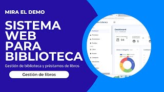 sistema web para biblioteca y gestión de préstamos de libros [upl. by Ulric]