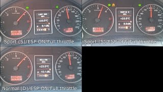 2005 Audi A4 20 TDI Accleration 0140  SD  ESP ONOFF  MultiTronic [upl. by Akemrej97]