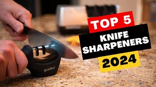 Top 5 Best Knife Sharpeners of 2024 [upl. by Ilek305]