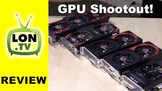 GPU Shootout PNY XLR8 GTX 1070 vs 1060 vs 1050 Ti vs 950 vs 750 Ti Review [upl. by Innavoeg]