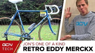 Jons Retro Pro Road Bike  Eddy Merckx Corsa Extra [upl. by Llerref]