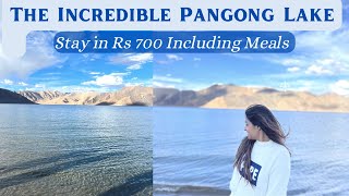 The Incredible Pangong Lake  Budget Stay near Pangong lake in Rs 700 Including Meals  Heena Bhatia [upl. by Sixele]