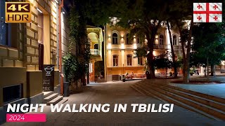 【4K】Night Walking in Tbilisi Georgia Walking Tour 2024 [upl. by Ilene]