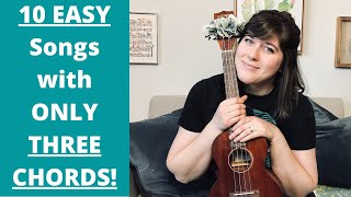 TEN Songs You ONLY Need THREE CHORDS For  Cory Teaches Music [upl. by Grogan]