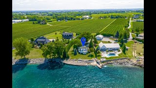 1212 Lakeshore Rd NiagaraOnTheLake  Drone Video [upl. by Ateiluj]