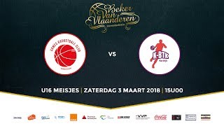 Finale BVV2018 U16 Meisjes DS Waregem vs KBT Kortrijk Q1Q2 [upl. by Donny]