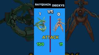 Rayquaza Vs Deoxys  Who is Strongest  shorts Pokémon viral [upl. by Suilenroc21]