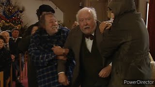 Classic Emmerdale  Sam and Shadrach Dingle Grabs Sandy 25th December 2005 [upl. by Esra]