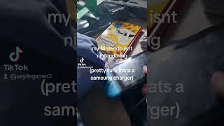 My Nintendo isnt nintendoing made with tiktok thats a samsung charger blud💀 [upl. by Berry]